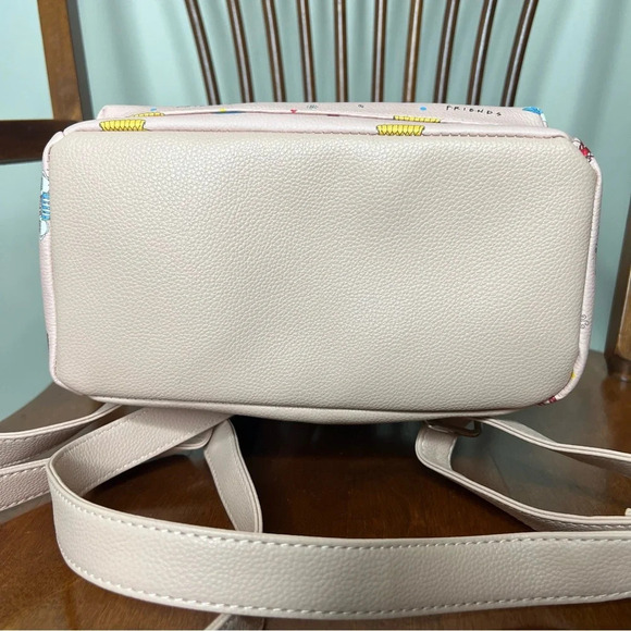 Danielle Nicole Friends mini Backpack Purse Light Pink Friends + Keychain Sofa main image 12
